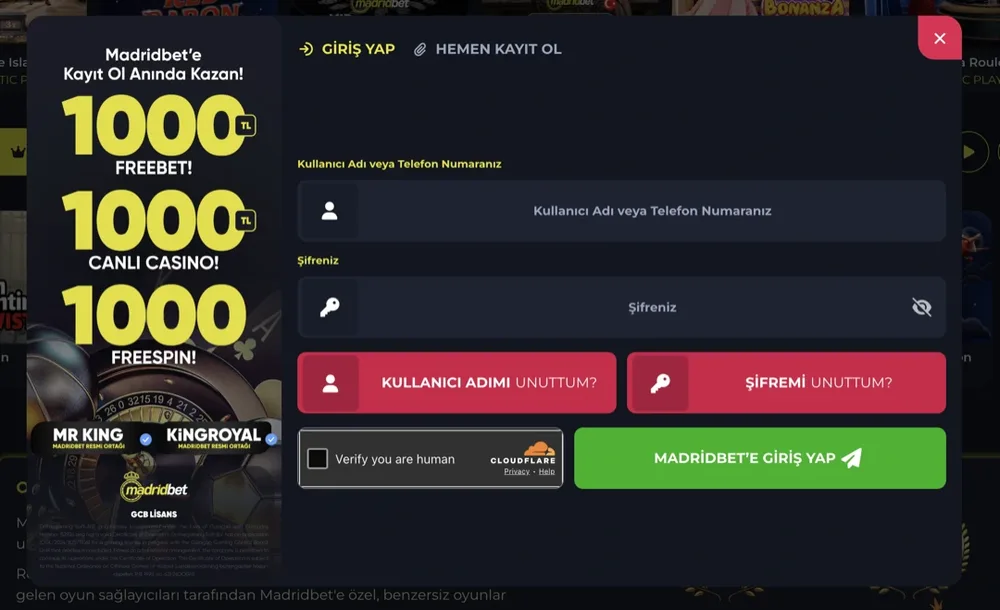 madridbet giriş