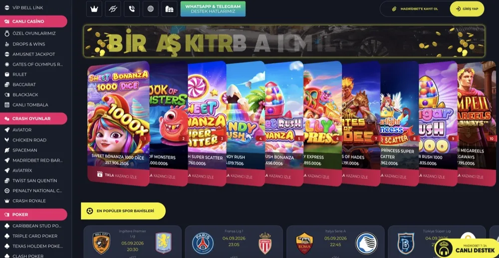 madridbet mobil giriş