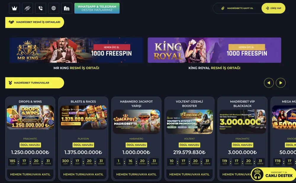 madridbet yeni giriş